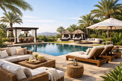 The Art of Creating a Resort-Style Outdoor Space with the Right Furniture
