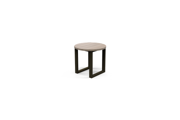 SIENNA CANASTA ROUND SIDE TABLE
