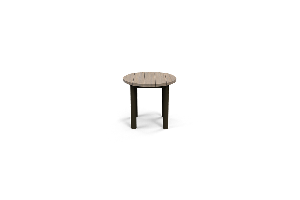 SIENNA CANASTA ROUND SIDE TABLE