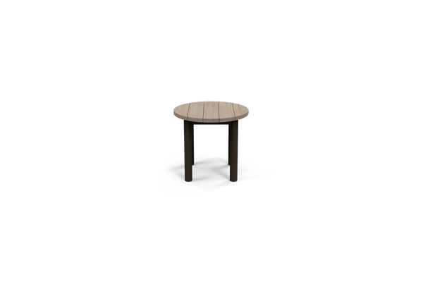 SIENNA CANASTA ROUND SIDE TABLE