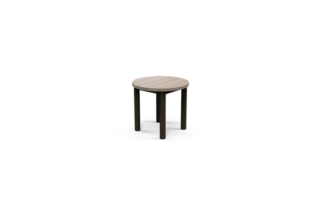 SIENNA CANASTA ROUND SIDE TABLE
