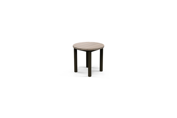 SIENNA CANASTA ROUND SIDE TABLE