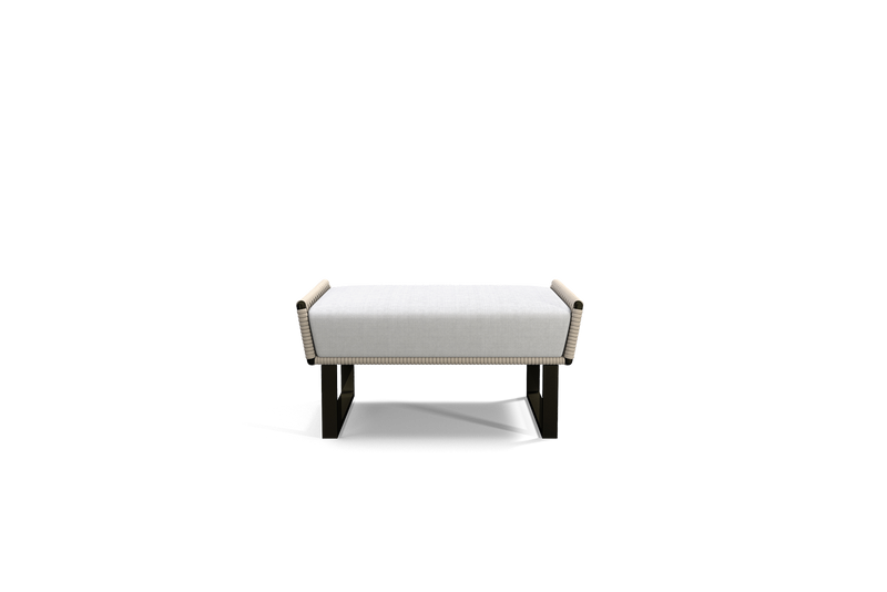 SIENNA CANASTA ARMCHAIR FOOTSTOOL