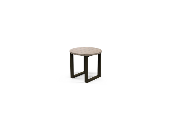 SIENNA CANASTA ROUND SIDE TABLE