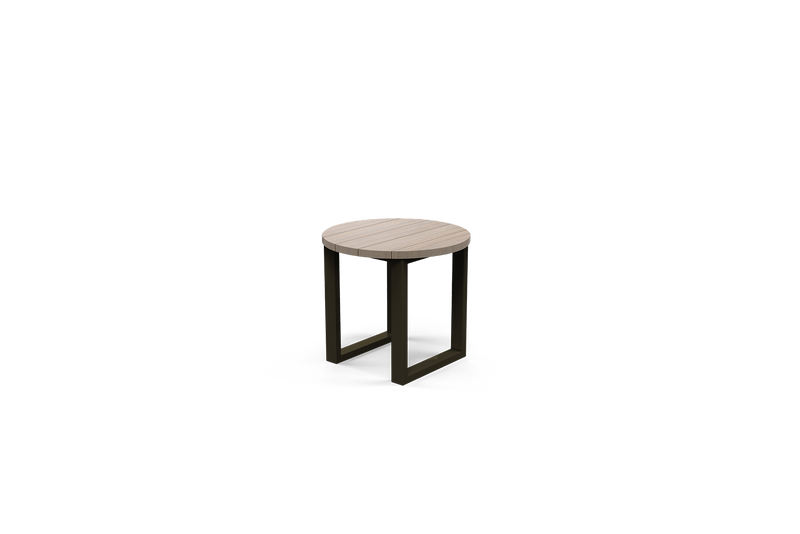SIENNA CANASTA ROUND SIDE TABLE